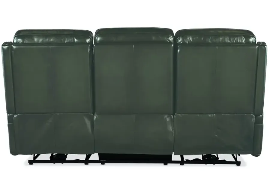 Hooker Furniture Hamilton Power Leather Sofa with Power Headrest-79