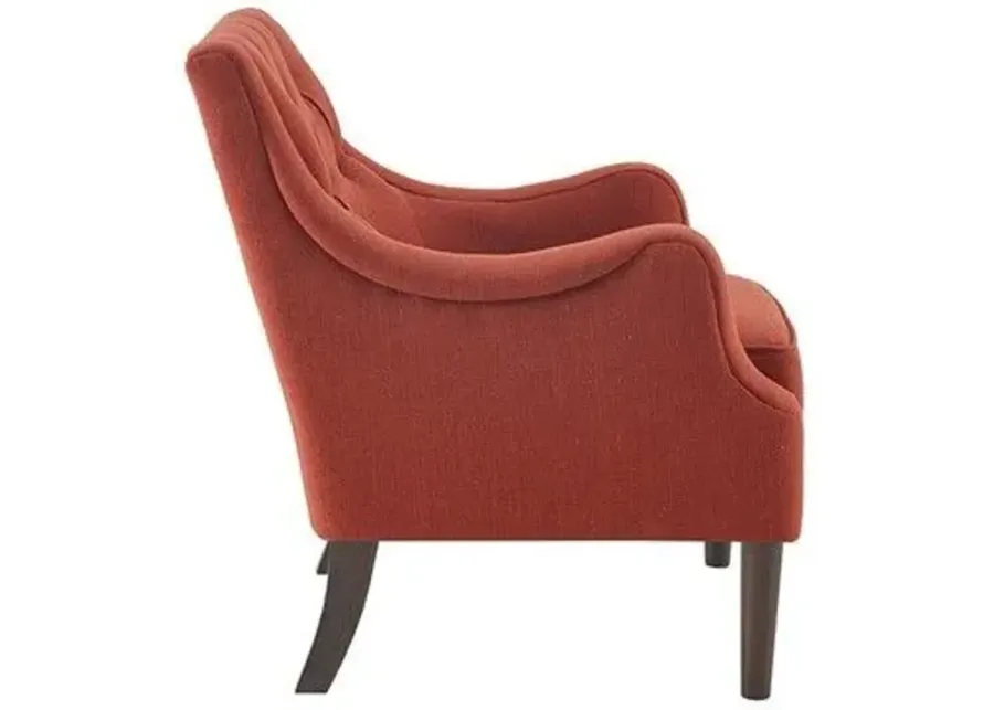 Olliix Madison Park Spice Qwen Button Tufted Accent Chair-29.25