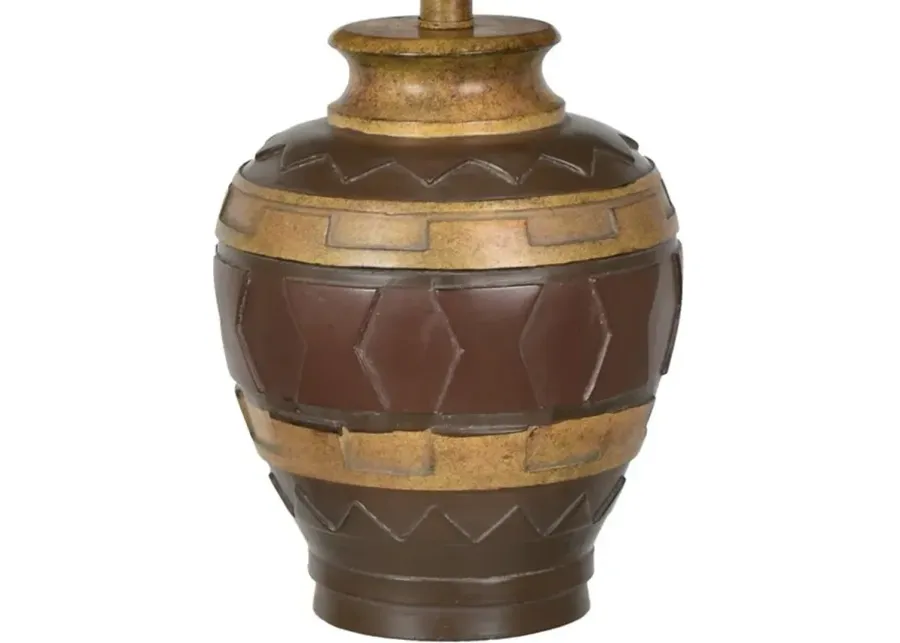 Crestview Dakota Dark Brown/Gold/Taupe Table Lamp-15