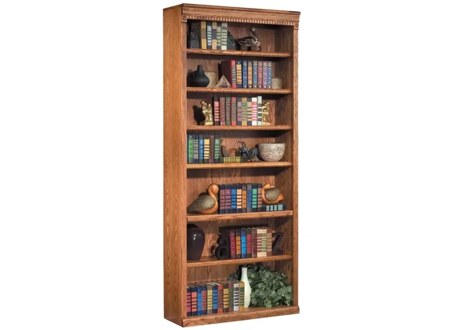 Martin Furniture Huntington Wheat 84 Inch Open Bookcase-36