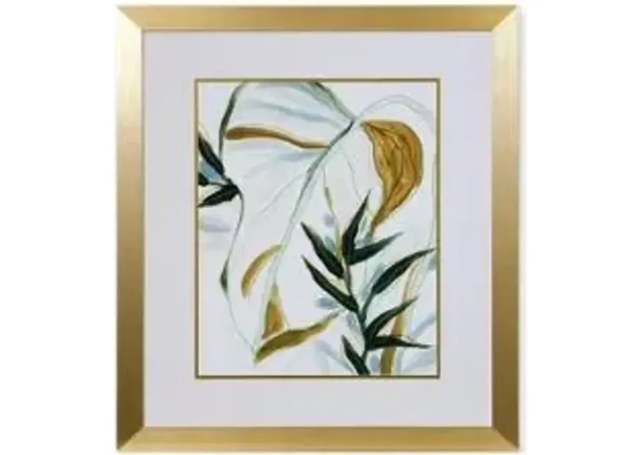 Style Craft Tropical Imprompto Ii Framed Print Under Glass Wall Art-30