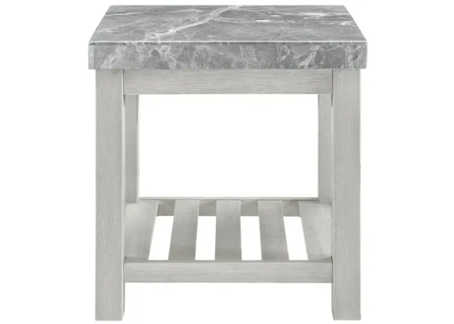 Steve Silver Canova Gray Marble Top End Table In Cathedral White-22 1 100317-steve-silver-canova-gray-marble-top-end-table-in-cathedral-white-22-1.webp