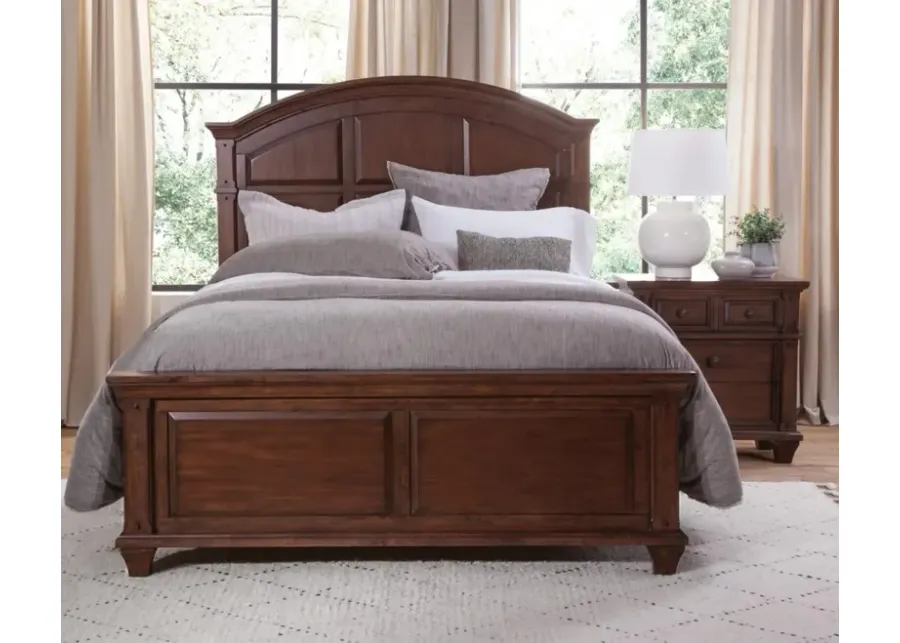 American Woodcrafters Sedona Complete Queen Bed in Cinnamon Cherry-88.5