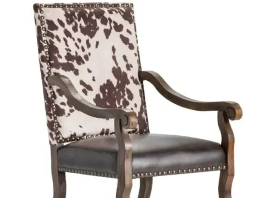Crestview Mesquite Ranch Leather & Faux Cowhide Armchair-24