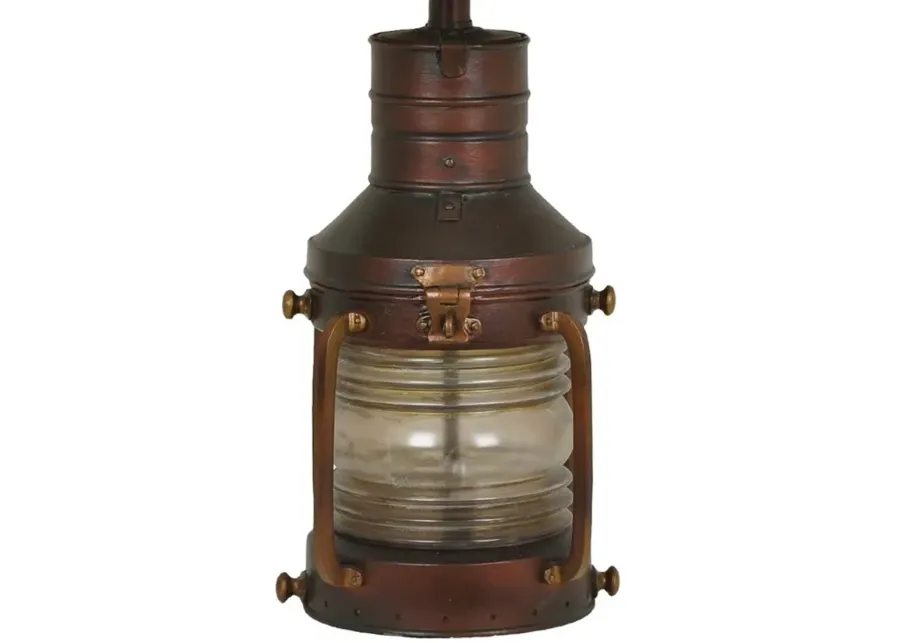 Crestview Copper Lantern Antique Copper Table Lamp-14