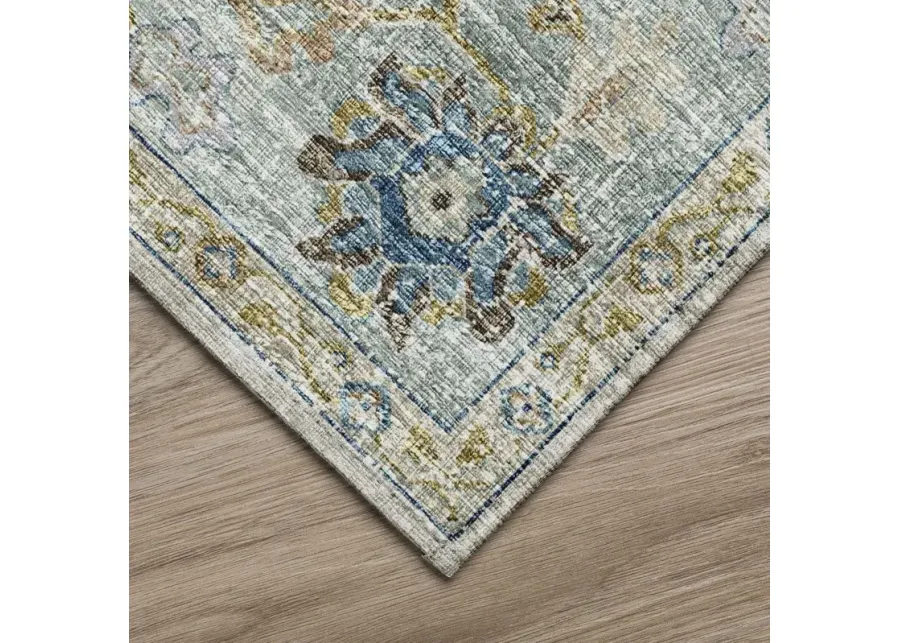 Dalyn Vintage Elegance Persian-Inspired 5'X8' Area Rug with Teal Accents-90