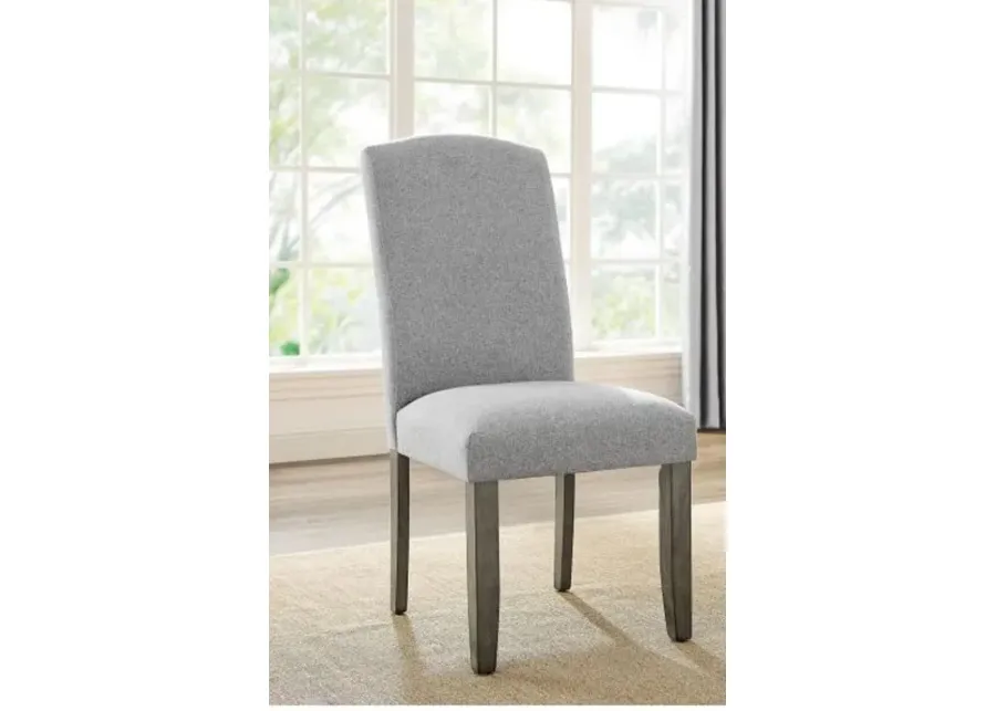 Steve Silver Emily Gray Side Chair In Mossy Gray Finish-18.5