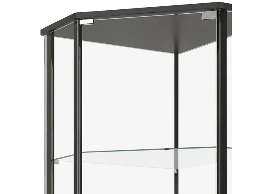 Coaster Corner Curio Cabinet Black-20.75