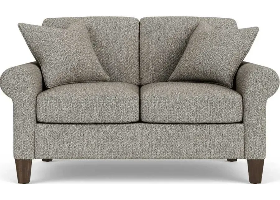 Flexsteel South Haven Gray Quarry Rolled Arm Loveseat-61