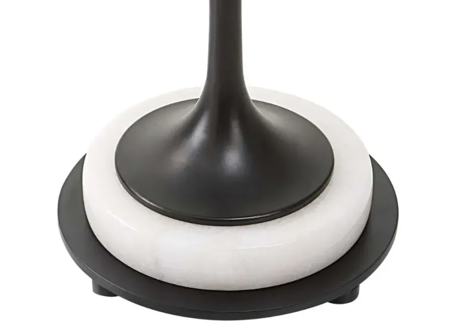 Uttermost Sentry Black/White Accent Table-13