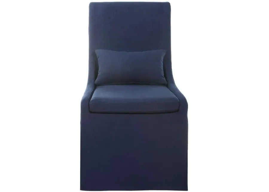 Uttermost Coley Denim Armless Dining Chair-23