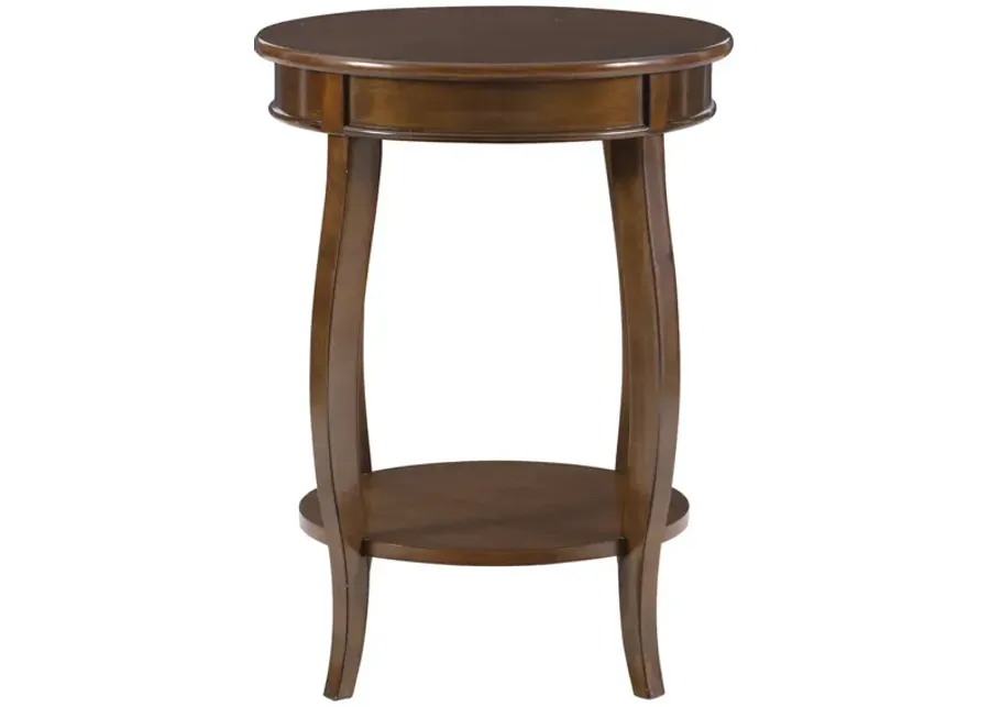 Powell Hazelnut Round Table with Shelf-18 1 101265-powell-hazelnut-round-table-with-shelf-18-1.webp