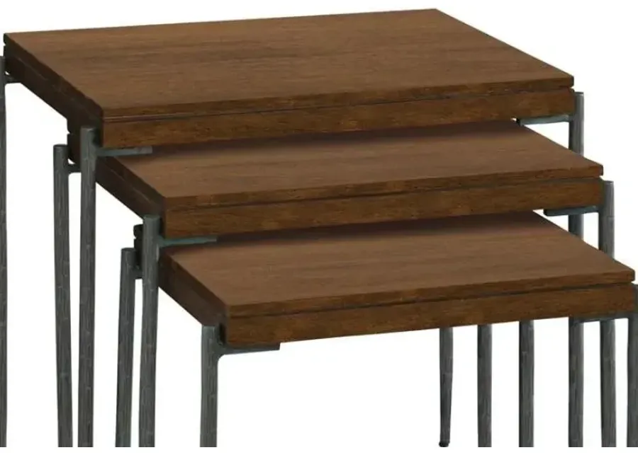 Hekman Bedford Tobacco Nest of Tables-18