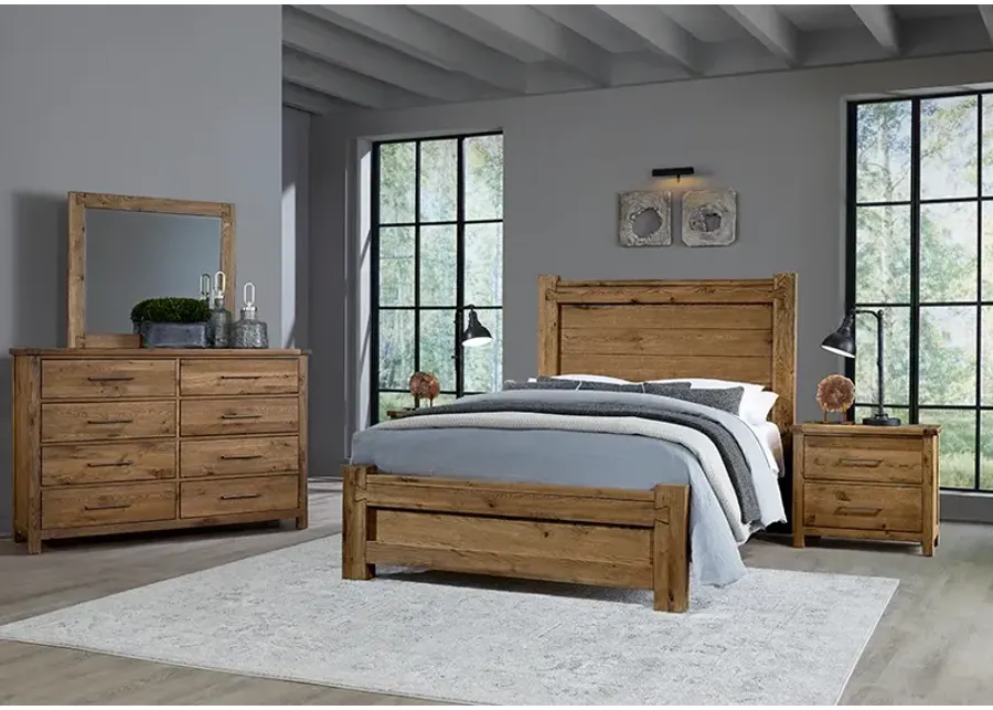 Vaughan-Bassett Dovetail Natural Dovetail Poster Queen Headboard-64