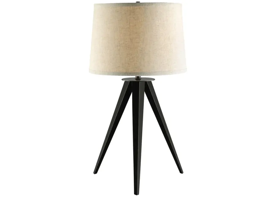 Coaster Sabat 29 Inch Empire Shade Tripod Beside Table Lamp Black-17