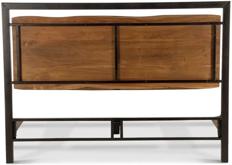 Home Trends Design Aspen Live Edge Acacia Wood King Bed-80