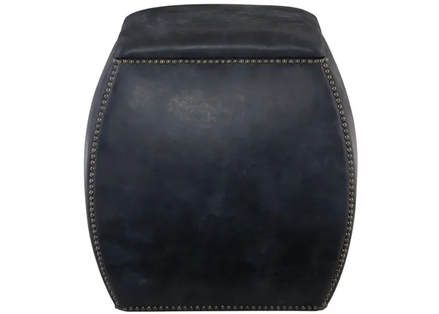 Bernhardt Delta Leather Ottoman-19