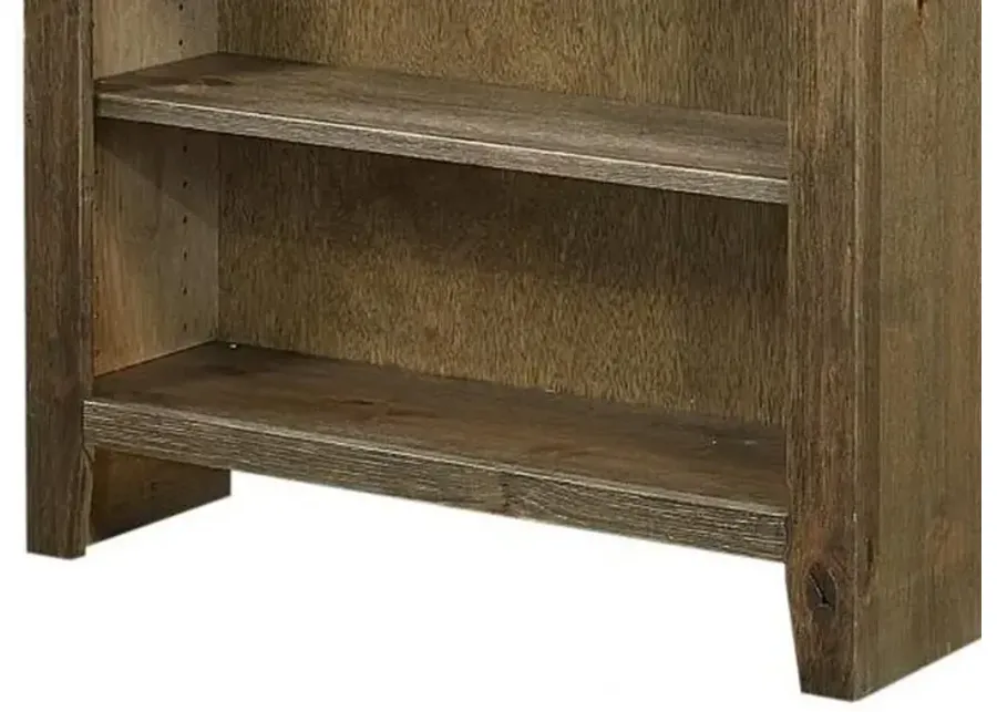 Aspenhome Alder Grove Brindle 84 Inch Bookcase with 1 Fixed & 4 Adjustable Shelves-84