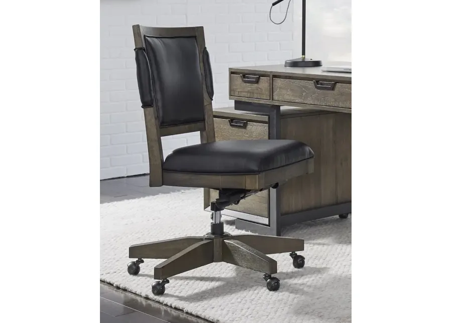 Aspenhome Harper Point Fossil Office Chair-19
