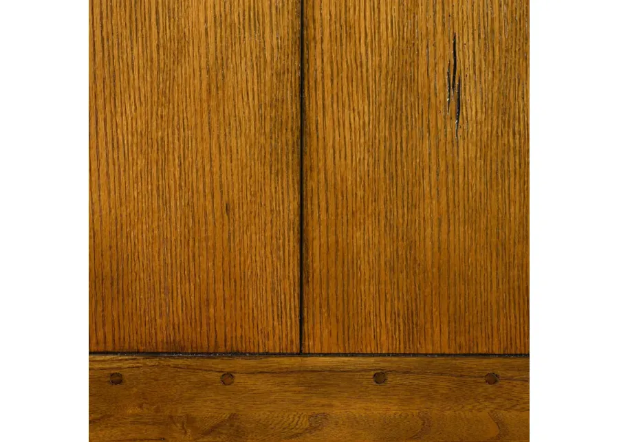 Liberty Furniture Treasures Rustic Oak Bow Hutch-62