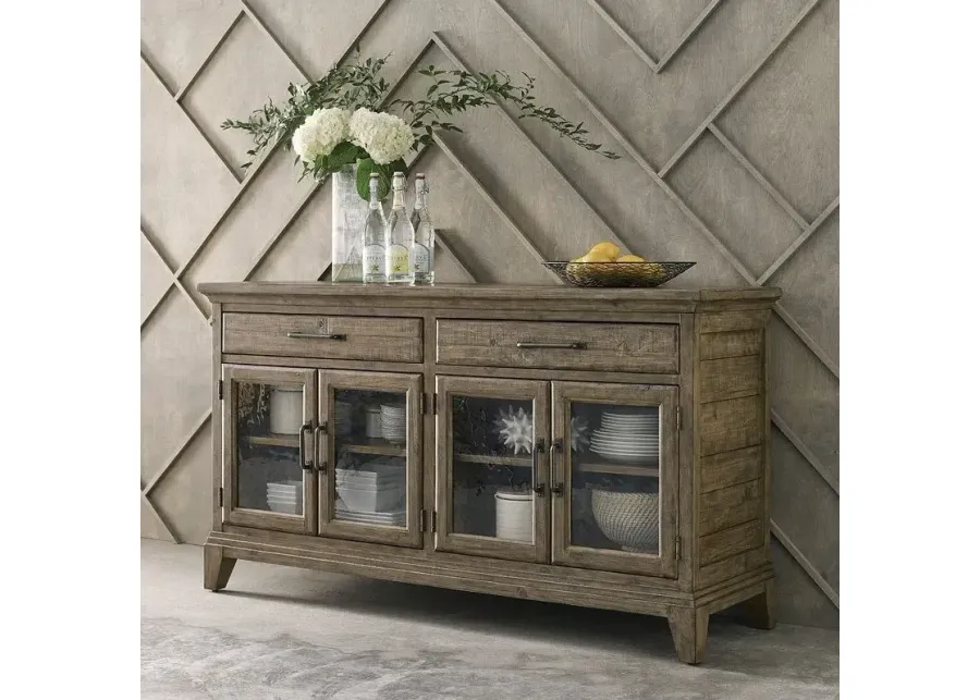 Kincaid Plank Road Rankin Stone Rockland Buffet & Hutch-65