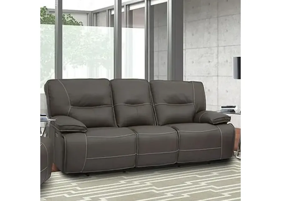 Parker House Spartacus Power Reclining Sofa in Haze Color-88