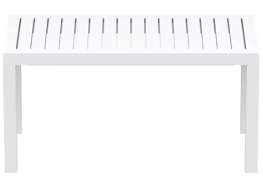 Compamia Ocean Rectangle Coffee Table White