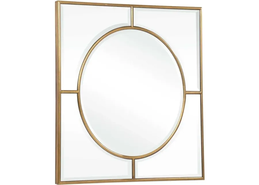 Uttermost Stanford Gold Square Mirror-48
