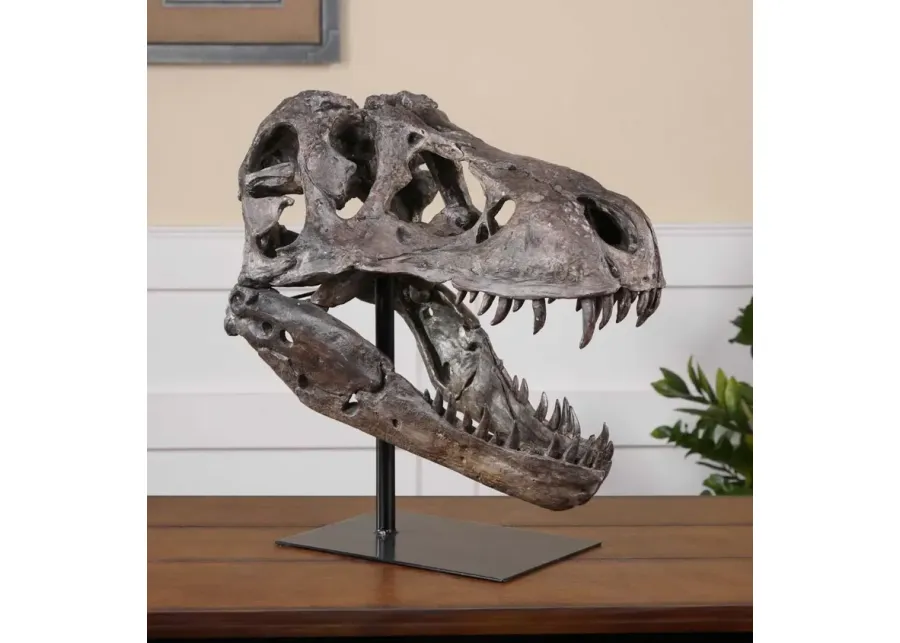 Uttermost Metallic Chestnut Brown Tyrannosaurus Sculpture-19
