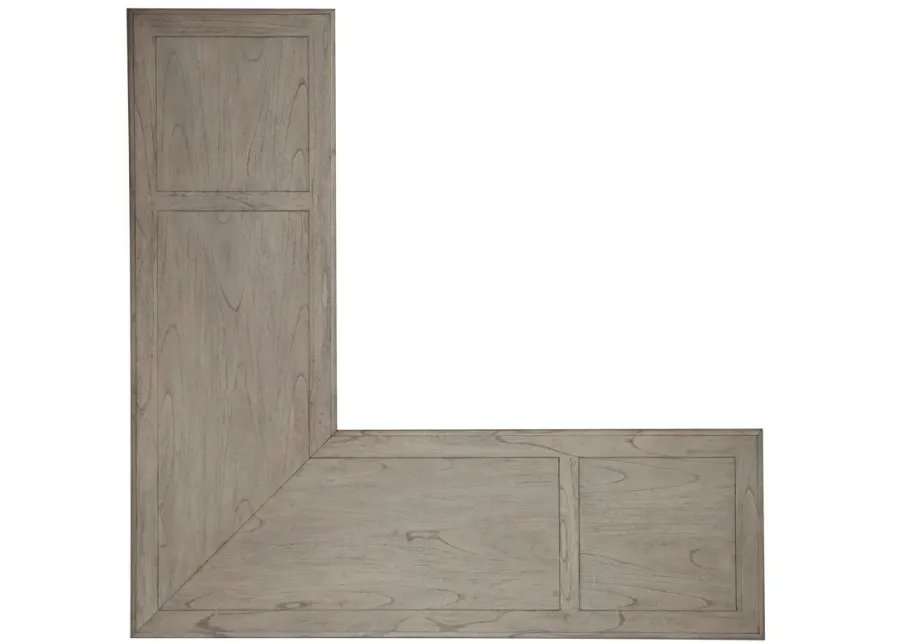 Hekman Executive L-Shape Desk Driftwood Wellington-72