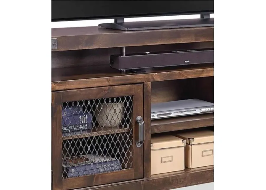 Aspenhome Industrial 65 Inch Ghost Black TV Stand Console-65
