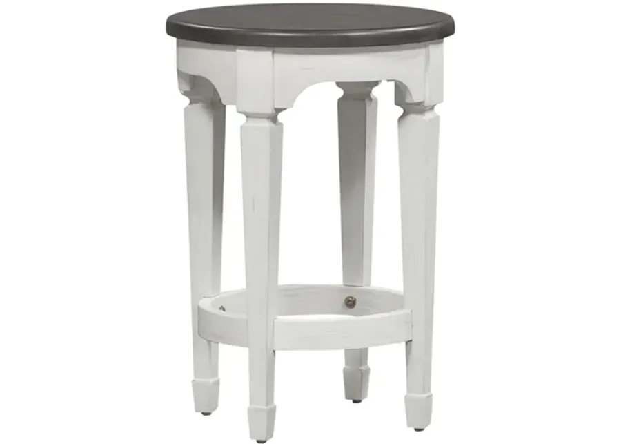Liberty Furniture Allyson Park 4-Piece Wire Brushed White Console Bar Stools & Table Set-76