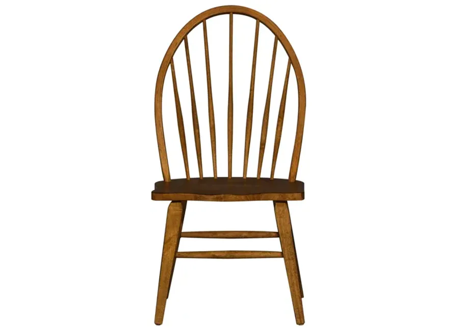 Liberty Furniture Hearthstone Rustic Oak Side Chair-20.75