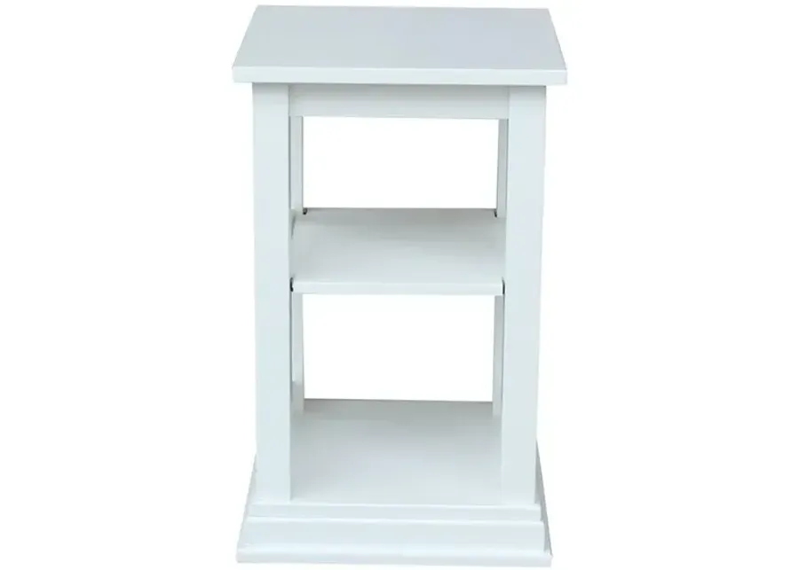 John Thomas Accent Table in White-16