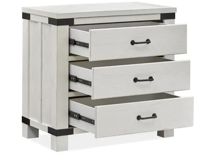 Magnussen Wood Bachelor with Metal Decoration Harper Springs Chest-32