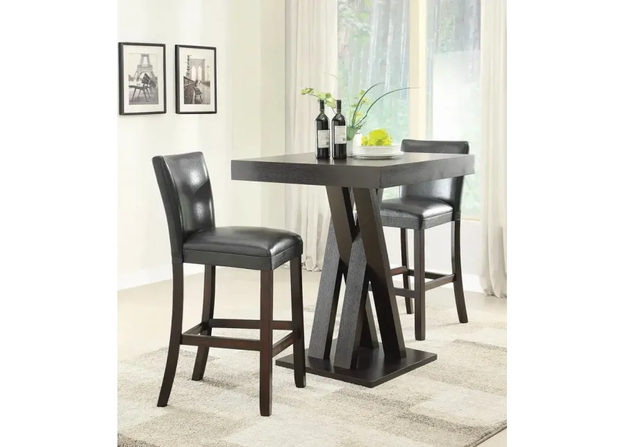 Coaster Alberton Leatherette Upholstered Bar Chair Black-19