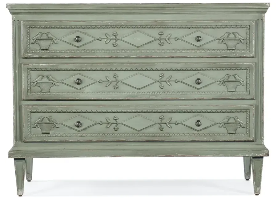 Hooker Furniture Charleston Grey 3-Drawer Accent Chest-46