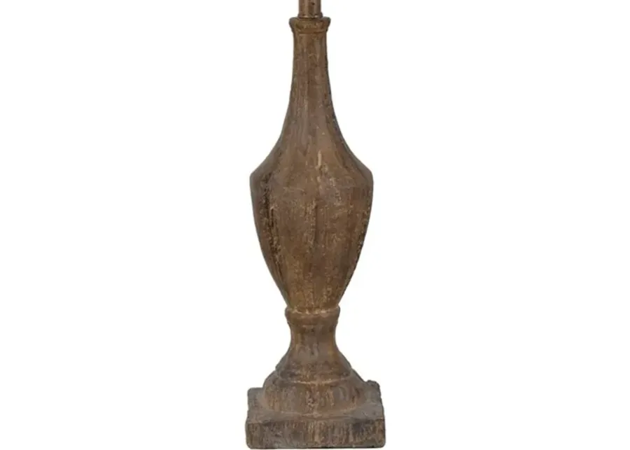 Crestview Rustic Finial Rustic Cast Iron Buffet Lamp-12