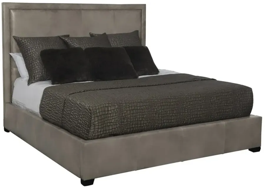 Bernhardt Morgan Leather Panel Queen Bed-66.25