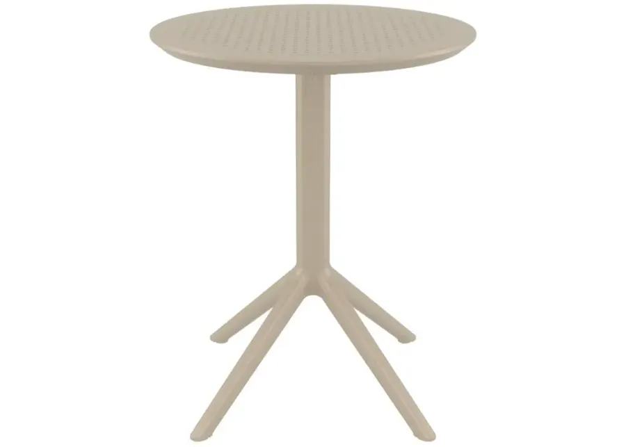 Compamia 24 Inch Outdoor Sky Round Folding Table Taupe 1 104269-compamia-24-inch-outdoor-sky-round-folding-table-taupe-1.webp