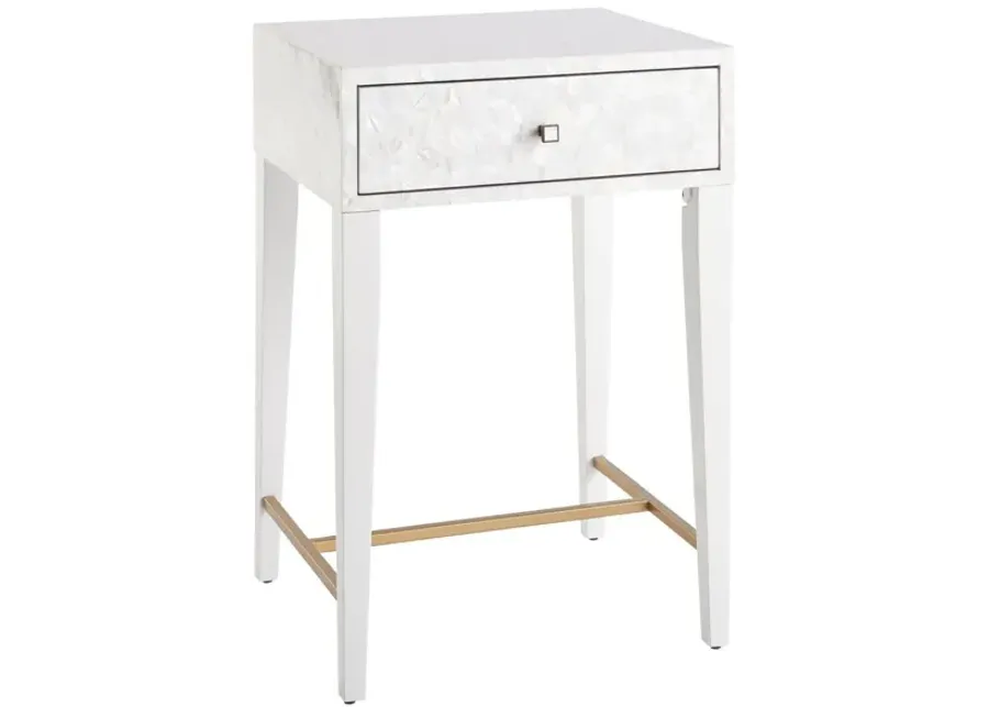 Universal Love. Joy. Bliss. Miranda Kerr Home White Lacquer Nightstand-20
