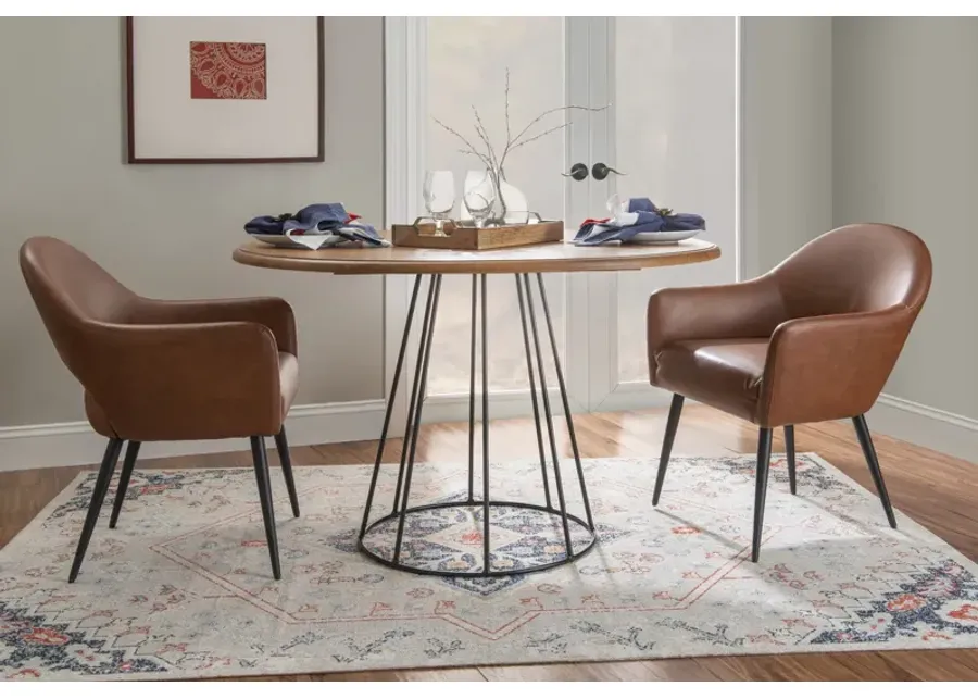 Powell Sabine Round Dining Table-47