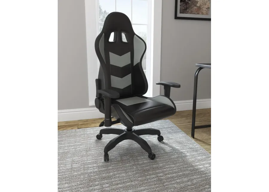 Ashley Lynxtyn Black/Gray Home Office Desk Chair-24.5