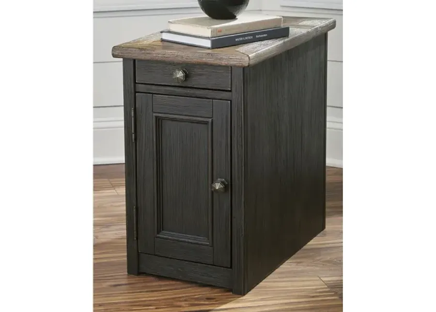 Ashley Tyler Creek Chairside End Table with Usb Ports & Outlets-14