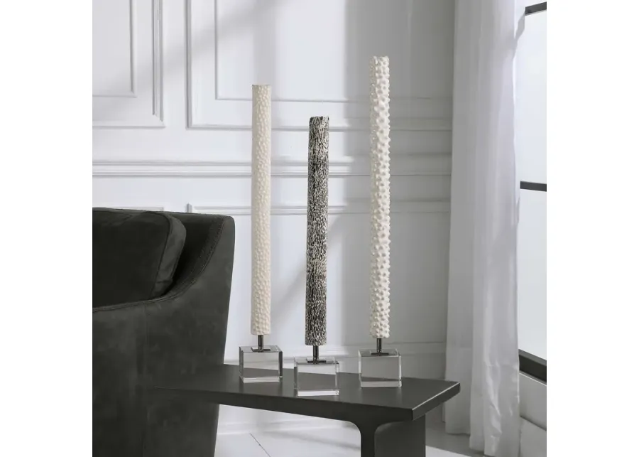 Uttermost Makira Ceramic Constructed Trio