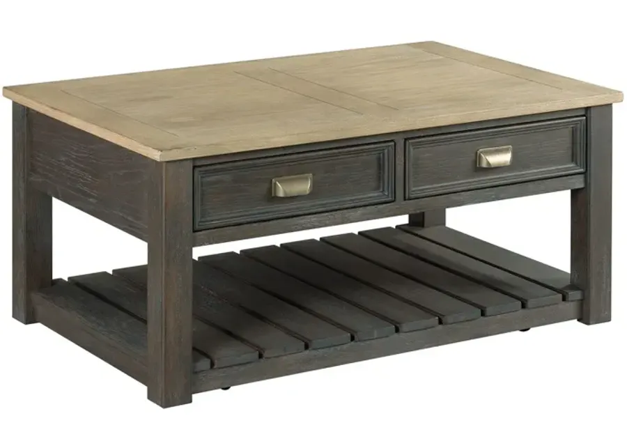 Hammary Lyle Creek-Hamilton Small Rectangular Cocktail Table-24