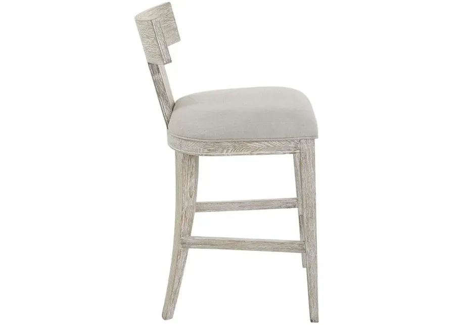 Uttermost Idris White/Whitewash Counter Stool-20