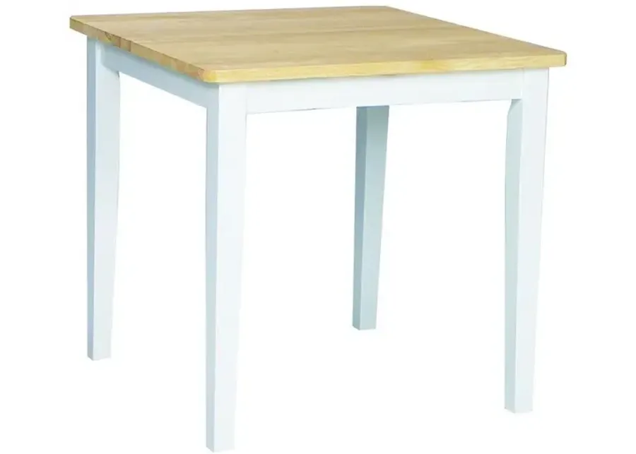 John Thomas Dining Essentials Square Table in White & Natural-30 1 105408-john-thomas-dining-essentials-square-table-in-white-natural-30-1.webp