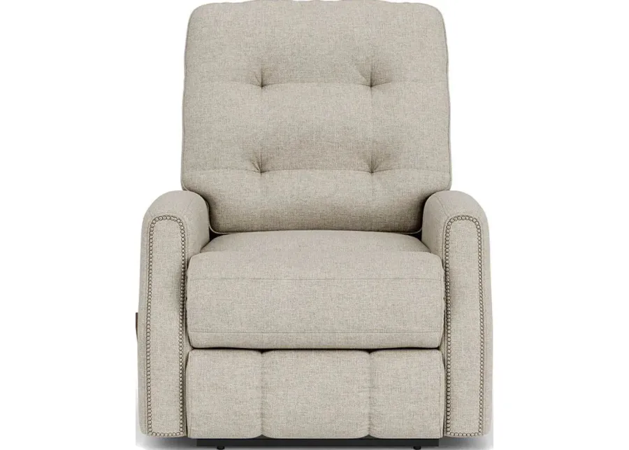 Flexsteel Devon Silver Driftwood Manual Recliner-34