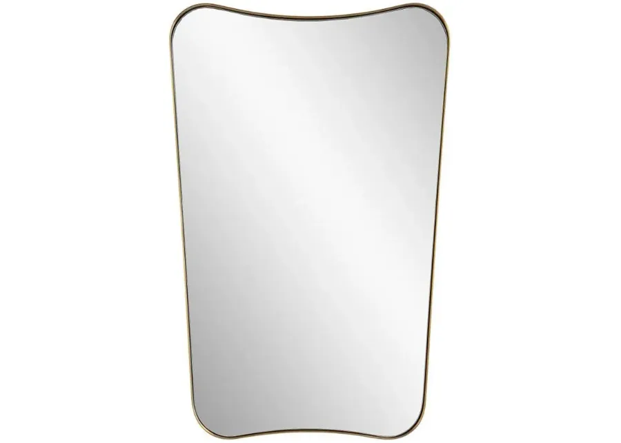 Uttermost Belvoir Antique Brass Mirror-22